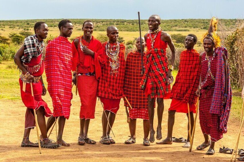  Maasai village visit and Hot-springs with Lunch