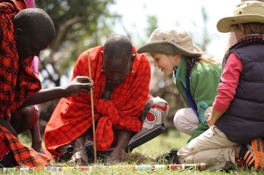 Maasai cultural village and hotsprings