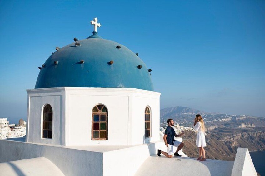Santorini Surprise Proposal