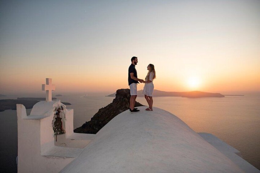 Santorini Sunset Photo Shoot