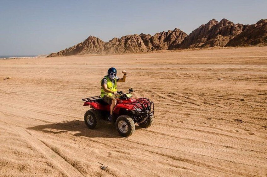 Sharm El Sheikh Safari -Quad Biking & ATV Tour with Camel Ride & Bedouin Dinner