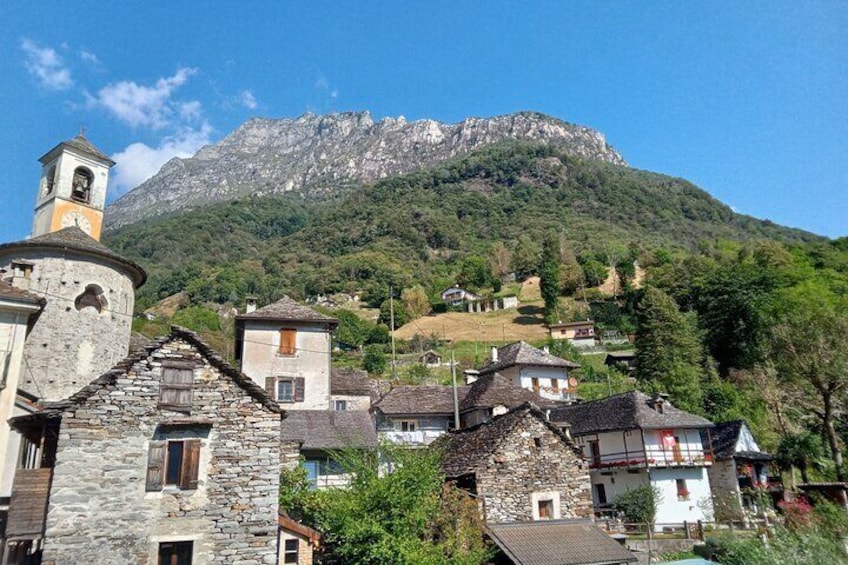 Verzasca valley, river and waterfall + Locarno private guided tour, from Lugano