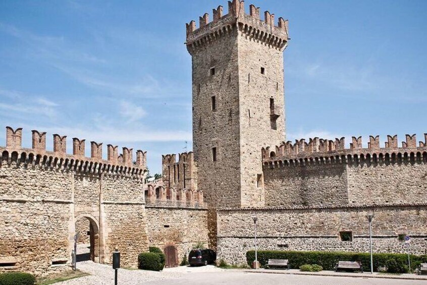 Castles and medieval town private guided tour, from Milan