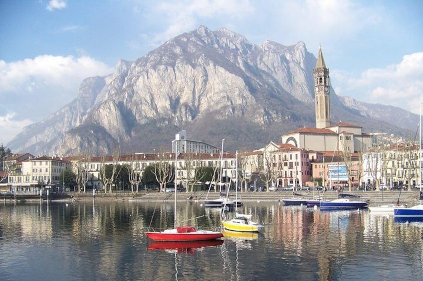 Typical local market in Lecco on Lake Como