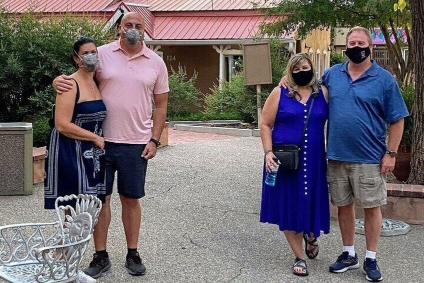 Safe practices. Social distancing. Masks. Sanitizer. OUTDOORS in scenic Old Town.