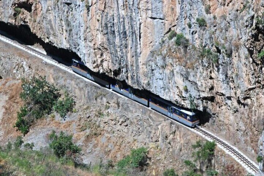 1 Day Private Tour Corinth, Cave of Lakes at Kalavrita & Journey by Cog Railway