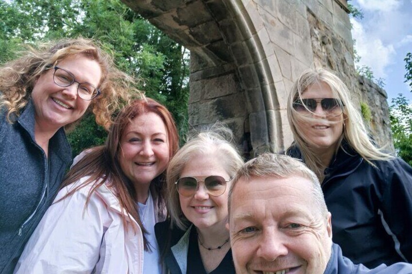 Always some time for a selfie at Lallybroch