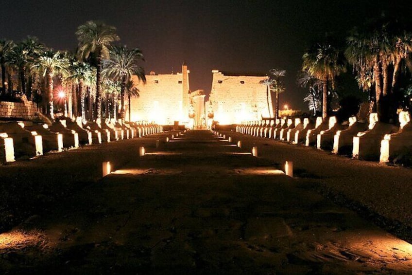 Sound and Light Show at Karnak Temple In Luxor