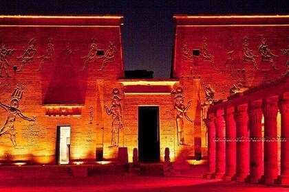 Sound and Light Show at Philae Temple In Aswan