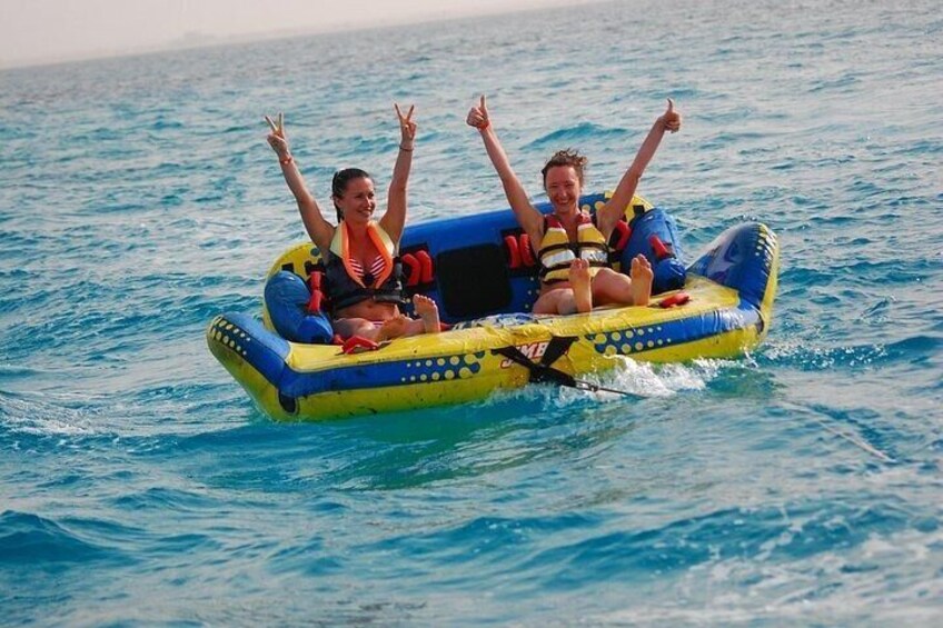 Trip to Orange bay including Lunch, Snorkeling & Water Sports from Hurghada
