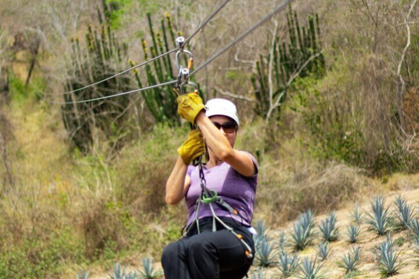 Ziplines and mezcal tasting 