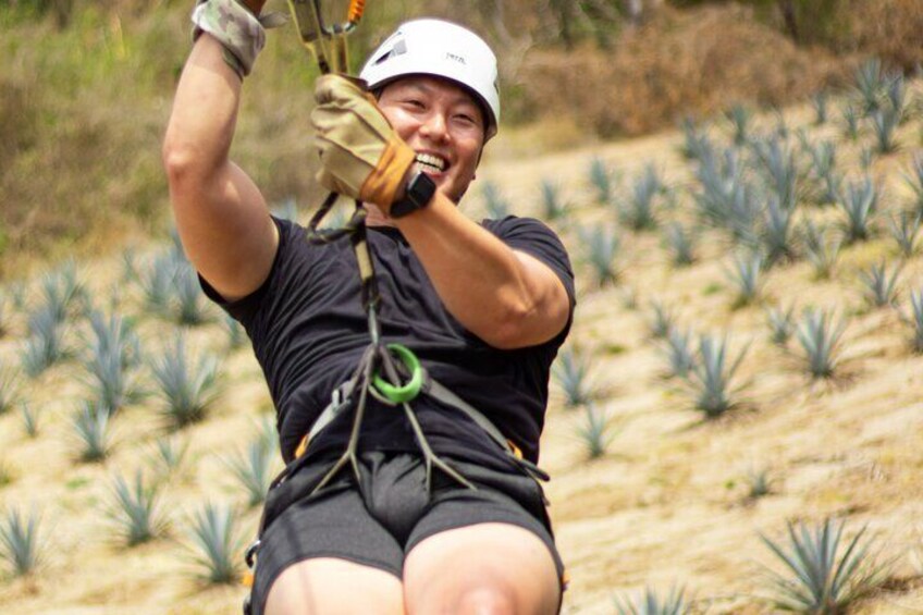 Ziplines and mezcal tasting 