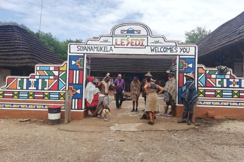 welcome at Lesedi 