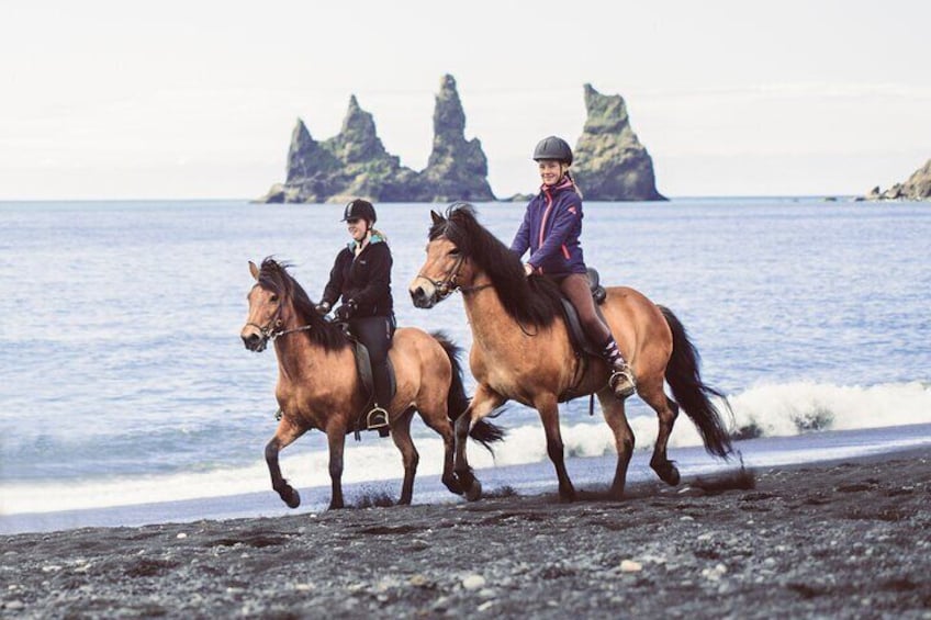 Black Sand Beach Horse Riding Tour from Vik