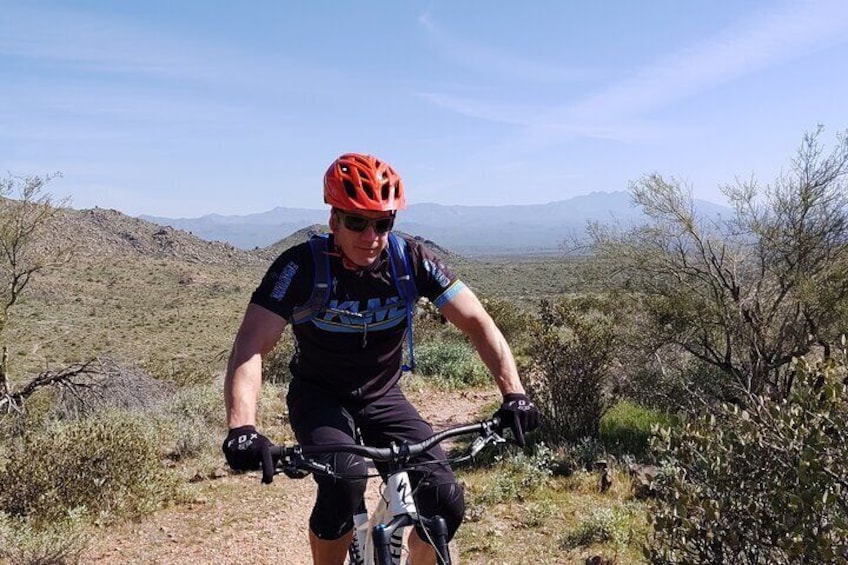 Private Solo Sonoran Desert 1.5 Hour Mountain Bike Adventure
