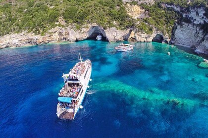 Paxos Antipaxos Blue Caves Cruise from Corfu