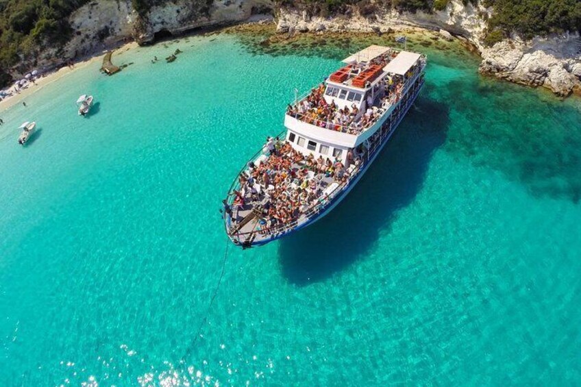 Christina boat to Antipaxos