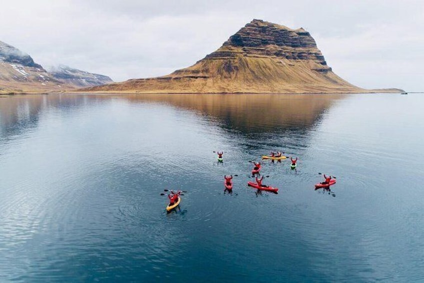 Show item 1 of 7. Classic Kayaking Adventure by Mt. Kirkjufell