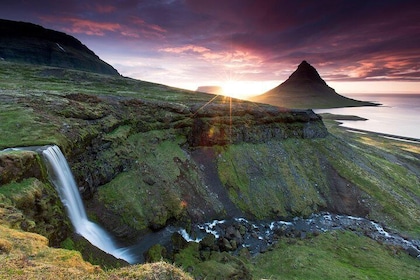 Midnight Sun Kayaking Adventure by Mt. Kirkjufell