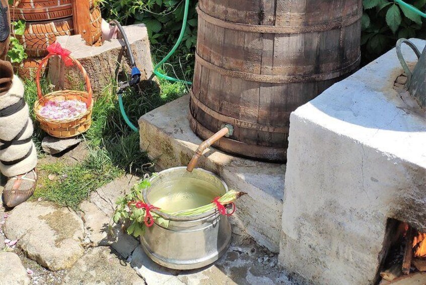 Rose Jam Workshop and Leavening of Authentic Yoghurt in a Traditional House