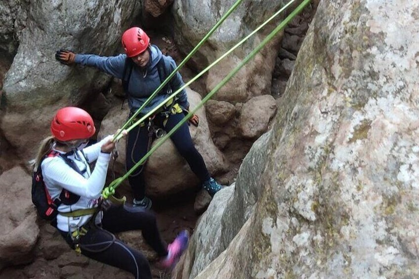 Canyoning in Valldemossa, in the heart of the Tramuntana