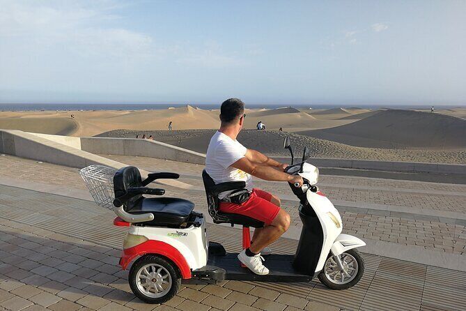 E-Scooter Tricycle Guided Tour Disability Friendly : Gran Canaria South