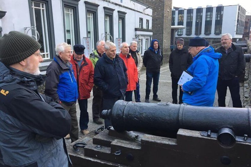 Show item 3 of 13. Cannons near Shipquay Gate