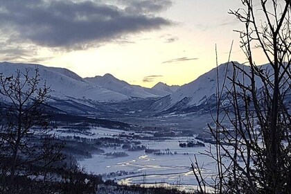 Snowshoeing With A View