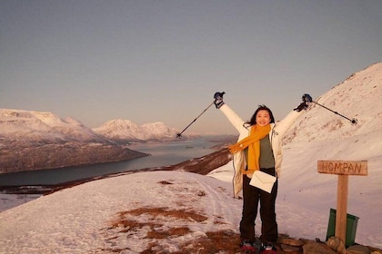 Snowshoeing With A View