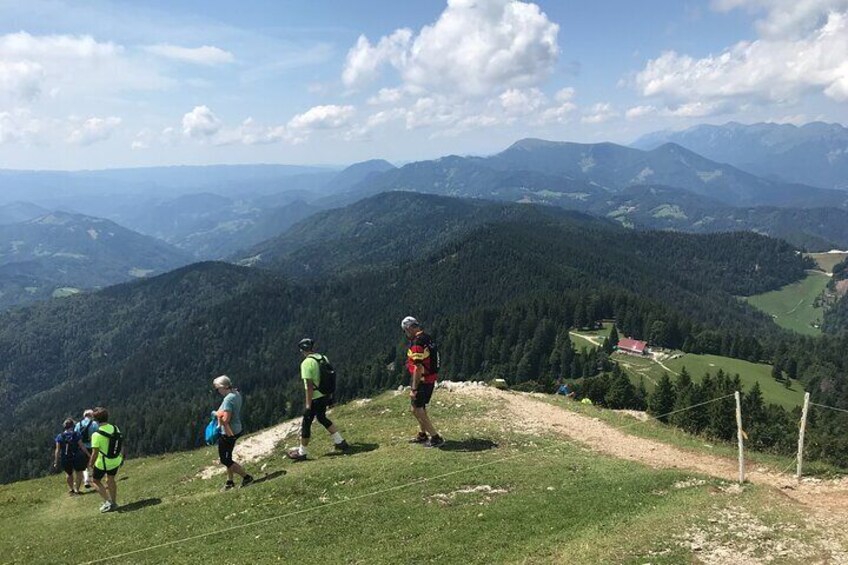 Top of Mountain Blegoš, with spectacular view.