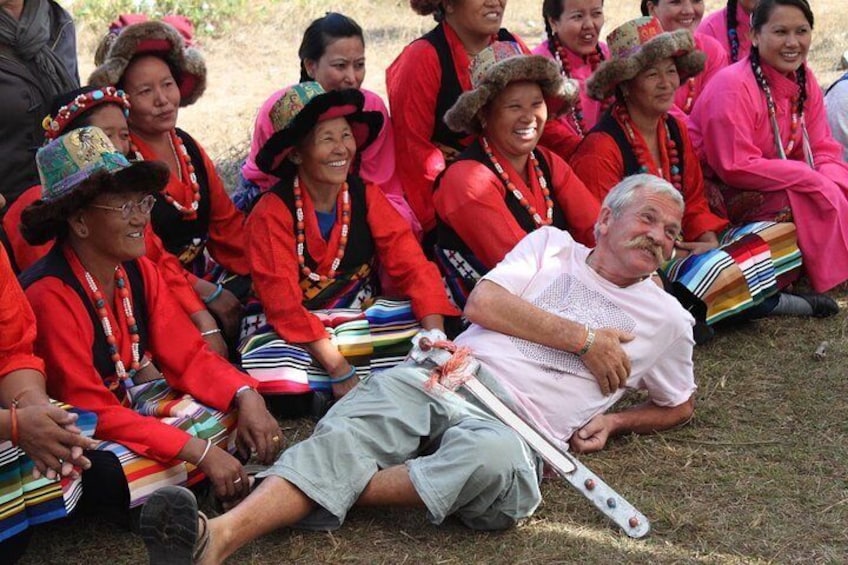 Group photo of Tibetan women association.