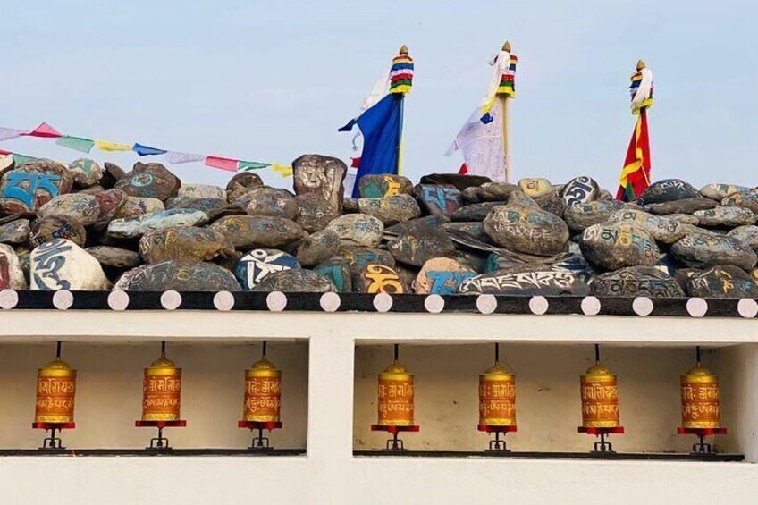 Tibetan Buddhist prayer wheel