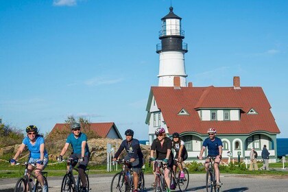 5 Lighthouse Bike Tour with XL Lobster Roll