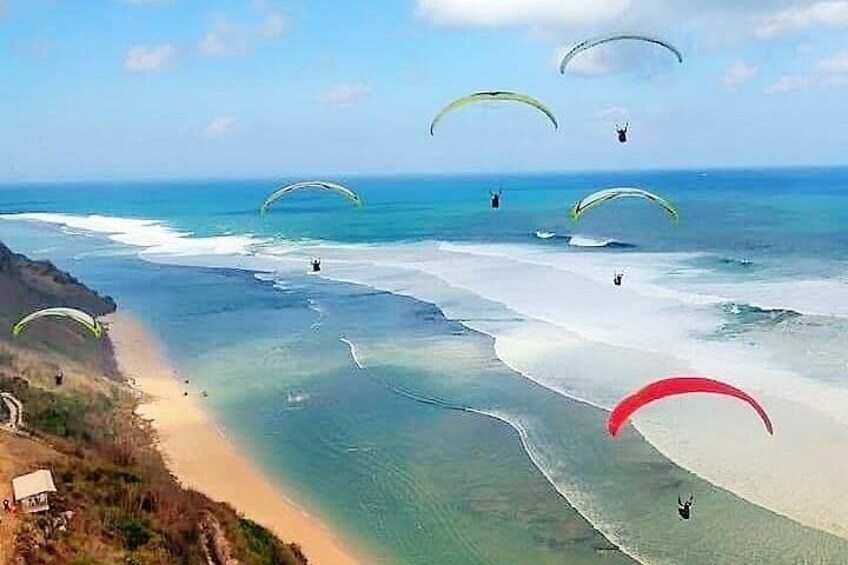 Bali paragliding tour