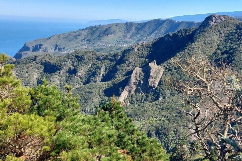Panoramic view of the Northwest coast Tenerife