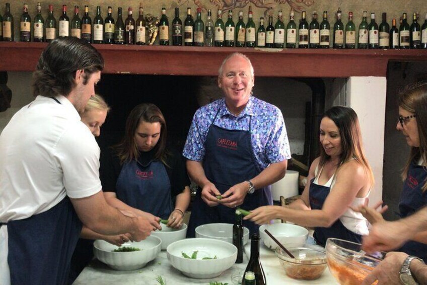 Exclusive Cooking Class & Chianti Wine Tasting at a Boutique Winery in Panzano