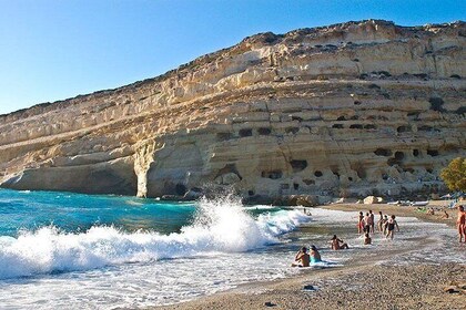 Private Tour to South Crete: Ancient Gortyn, Monasteries and Matala Beach