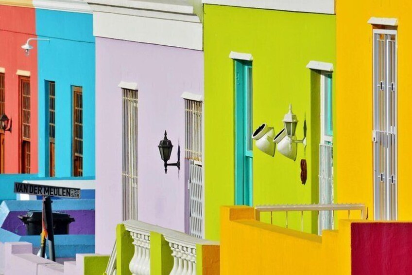 Bo-Kaap colourful houses cape town