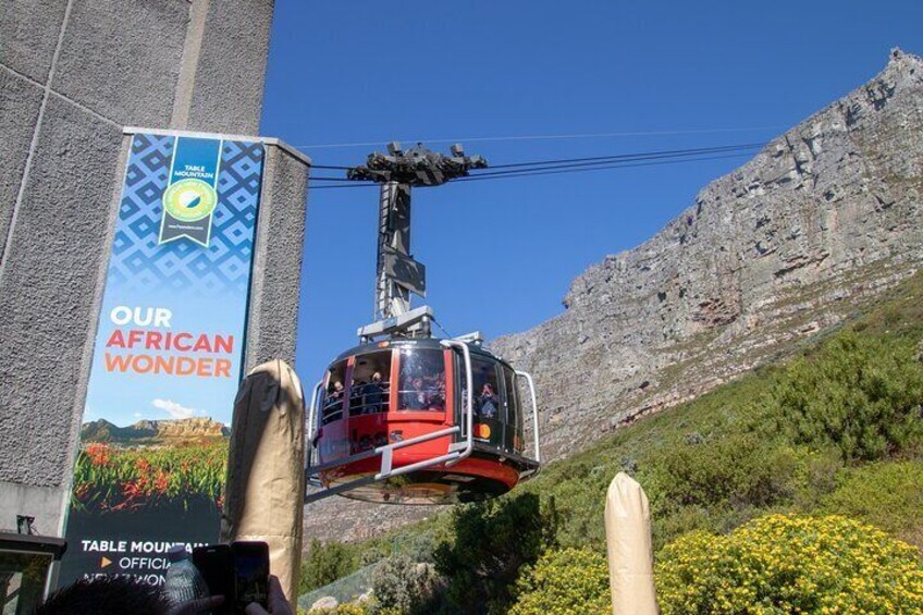 Table mountain cable car