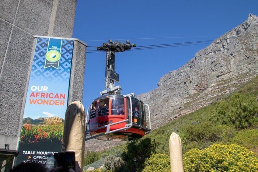 Table mountain cable car