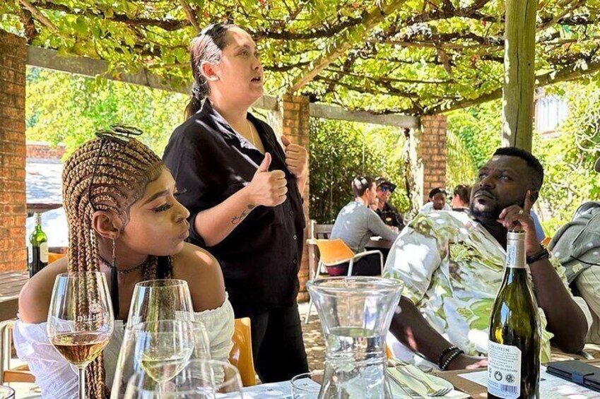 Stellenbosch and Franschhoek 20 Wine Tasting & Lunch & Tasting Fees Shared Tour