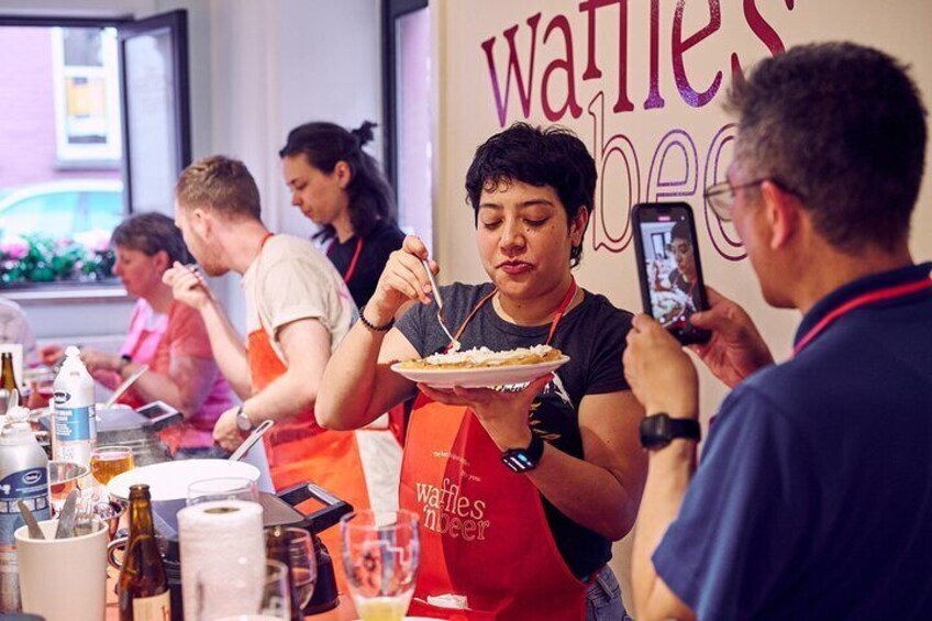 The Waffles 'n Beer Workshop in Bruges Centre