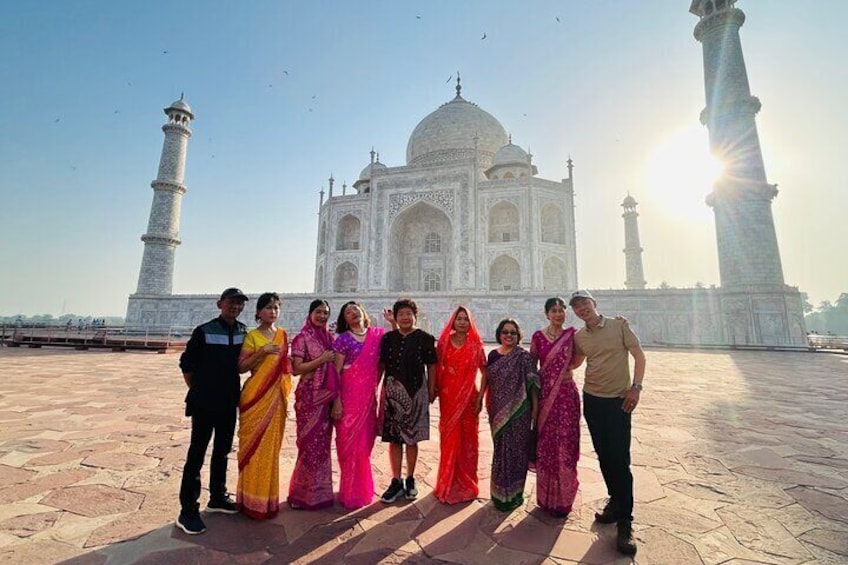 Taj Mahal Sunrise view 