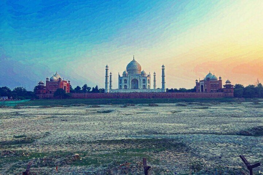 Taj Mahal sunset view point 