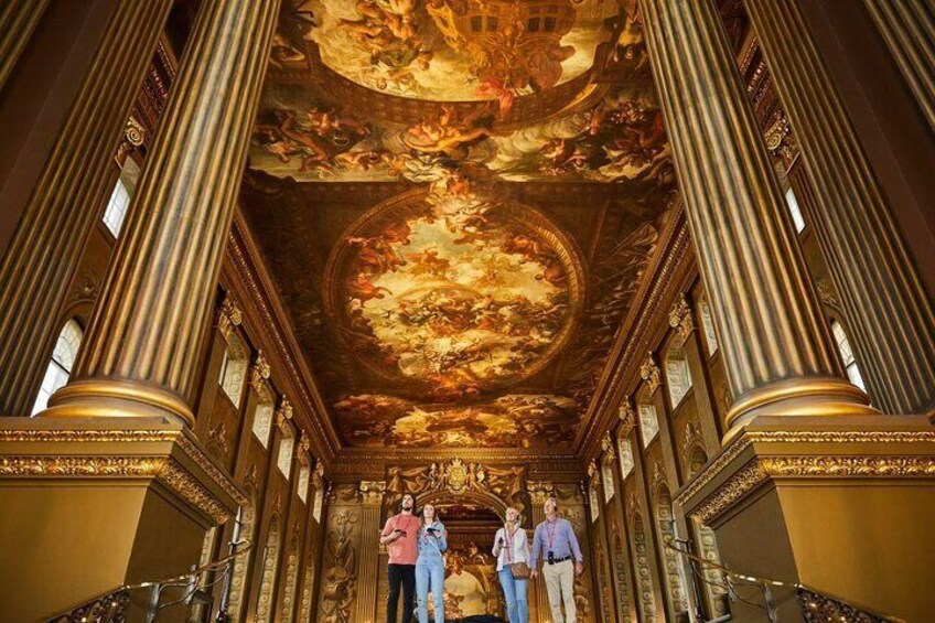 The Old Royal Naval College - home to the Painted Hall