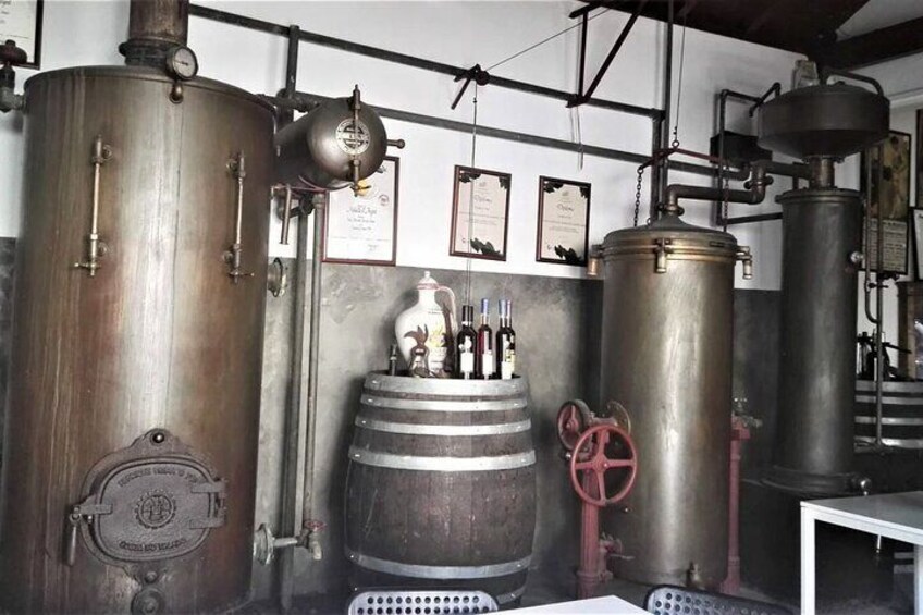 Historical wine vats