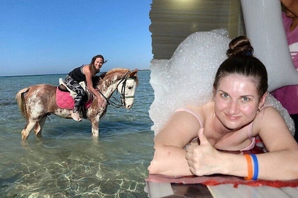 Aventura a caballo y baño turco de relajación de dos horas - Hurghada