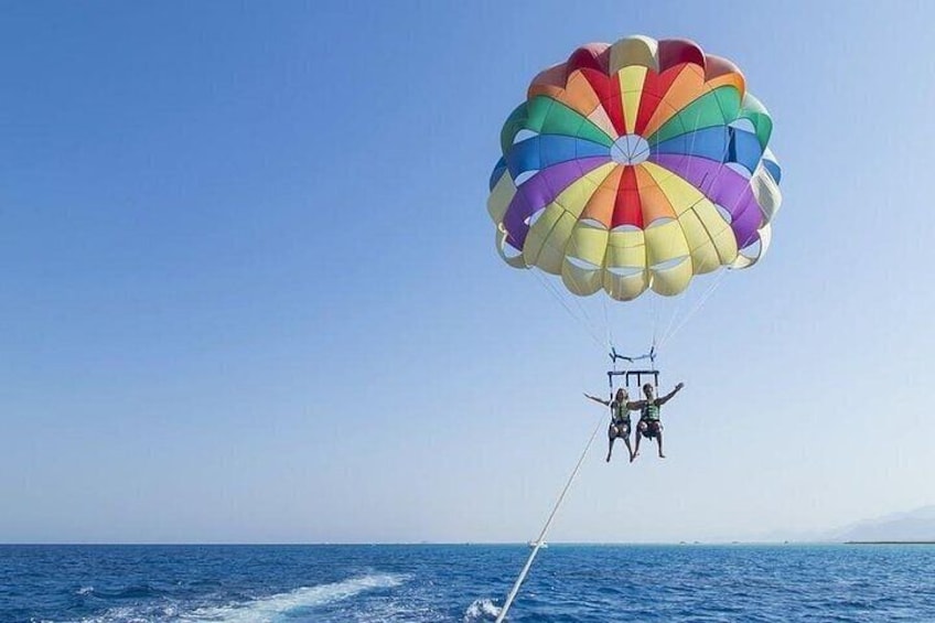 2 Hours Semi-submarine, and 3 Hours ATV Safari, Camel Ried, & Parachute-Hurghada