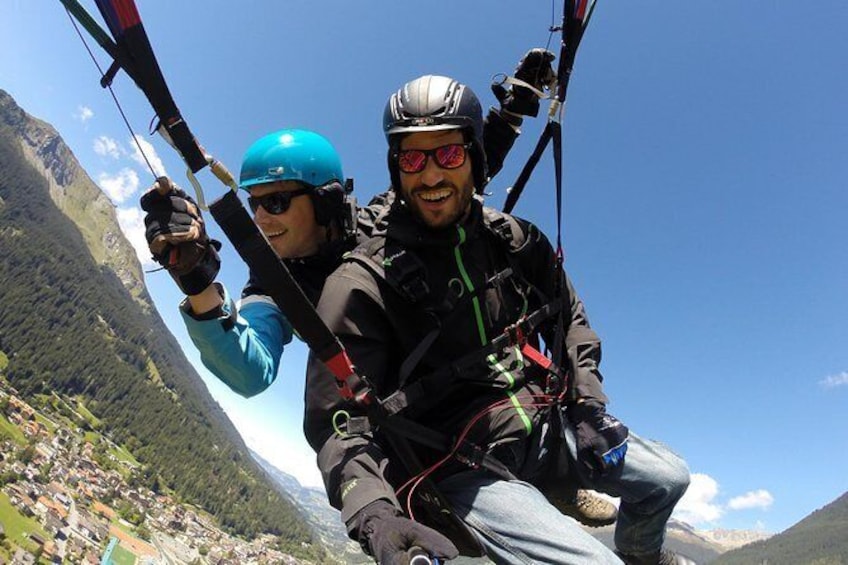 Show item 1 of 11. Klosters Tandem Paragliding Flight from Gotschna