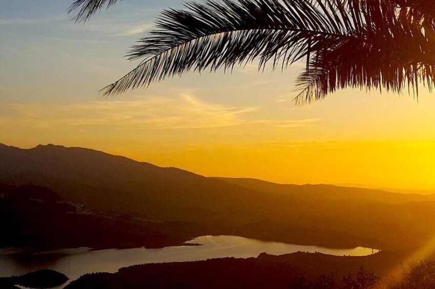 Lake Zahara by sunset